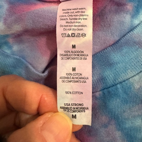 Tie Dye Treat People with Kindness T Shirt Boho Hippie. Hand dyed - Picture 4 of 6